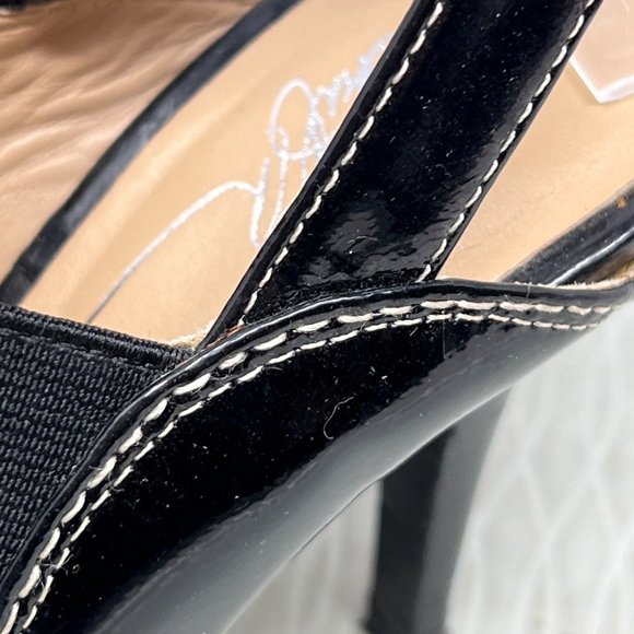 Donald J Pliner Nika High Heel Sandal Open Toe Slingback Black Women's 6.5 - Picture 8 of 12